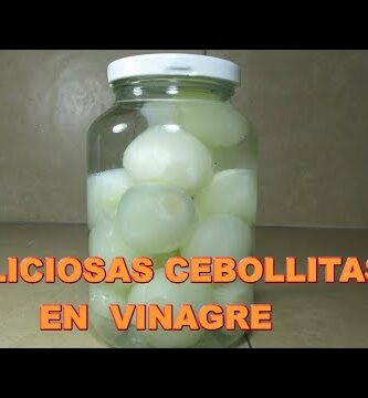 Cebollas crudas en vinagre: ¡Deliciosas y fáciles de preparar!